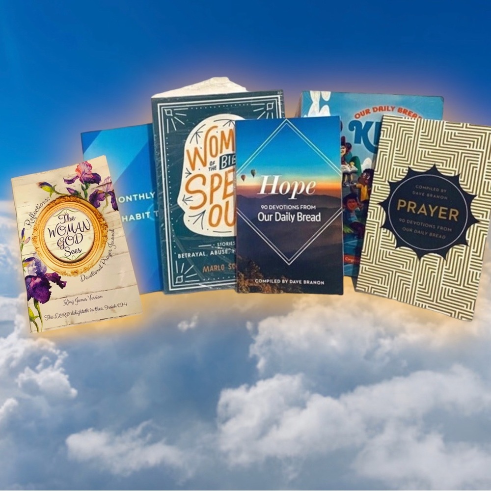 Daily Bread Bundle. Paperback. Five Books And Monthly Plannner. Great Gift Idea!